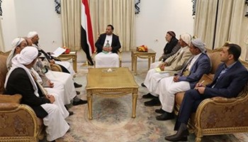 الرئيس الصماد يشيد بدور علماء اليمن الجهادي وتقدمهم الصفوف الأولى في مواجهة العدوان